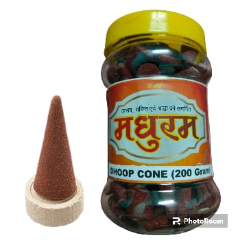 🔥  Madhuram Dhoop Cone – Rich Traditional Fragrance 🌸